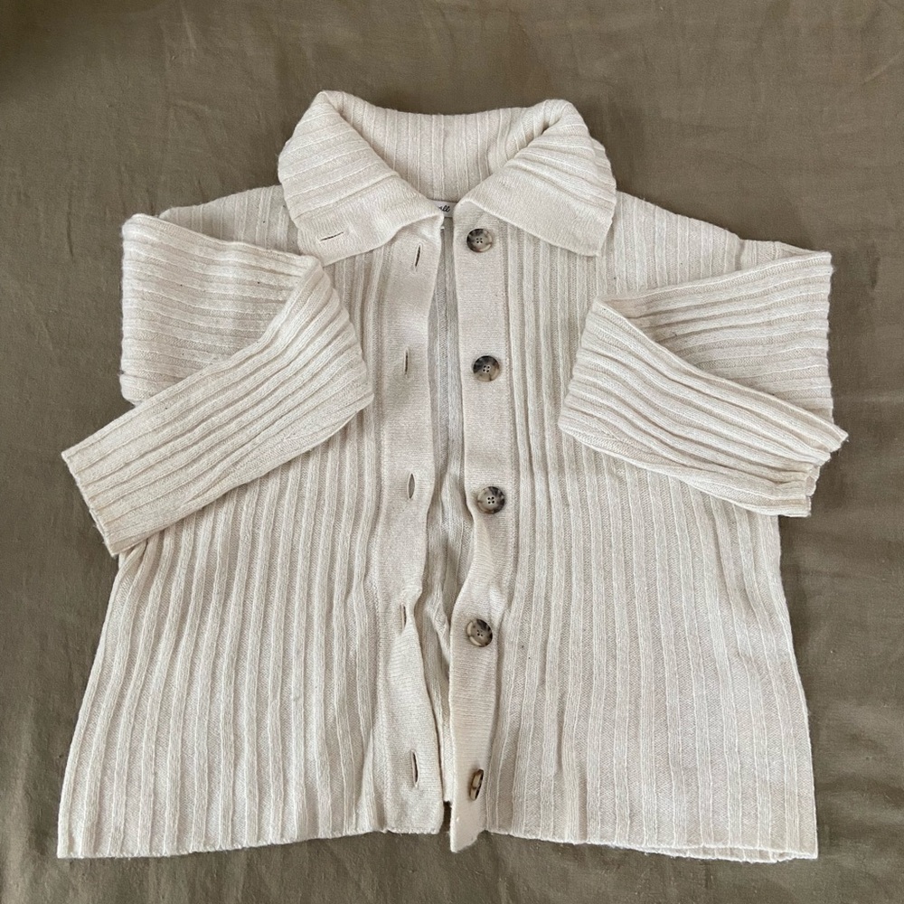Madewell Cream Cardigan